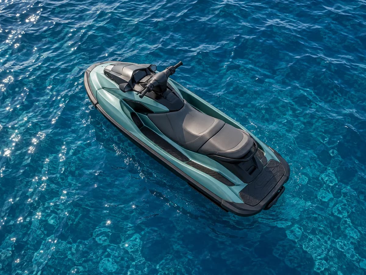Scooter des mers aux tons turquoise