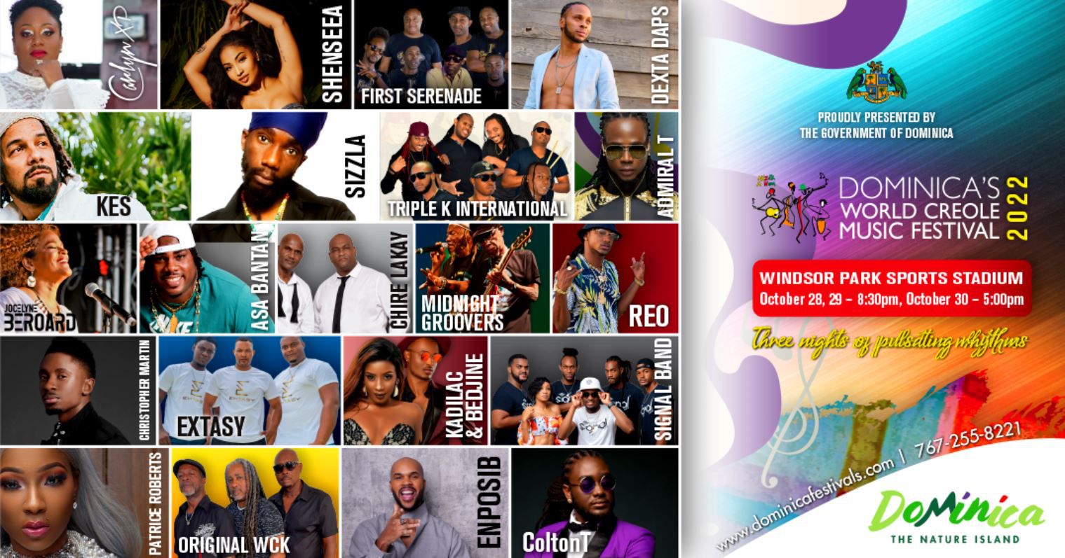 Affiche Festival Musique Créole 2022