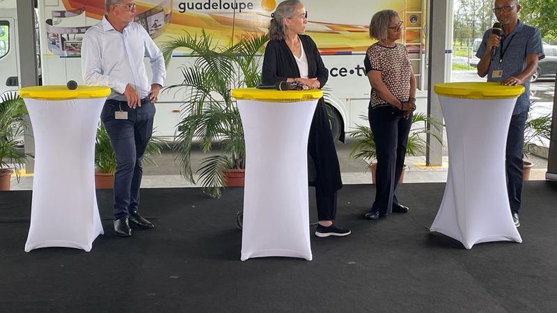 visite de Delphine Ernotte en Guadeloupe